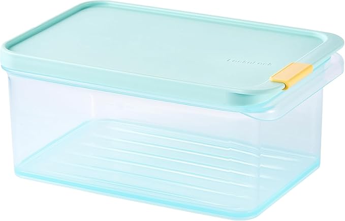 LocknLock HFL104 Freezer Fit Plastic Food Storage Container with Lid for Kitchen, Lunch, Meal Prep, and Leftovers, BPA-Free, Airtight, Leakproof, Microwave, Dishwasher-Safe, 1.65L