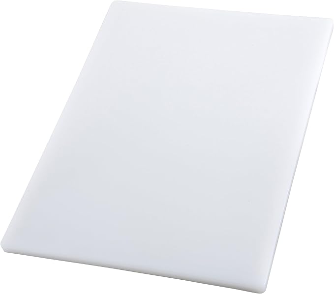Winco CBH-1520 Cutting Board, 15-Inch by 20-Inch by 3/4-Inch, White,Medium