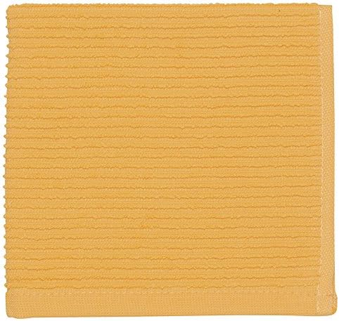 Now Designs Ripple Kitchen Dishcloth Honey 13 x 13in Set of 4