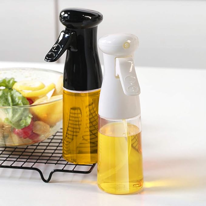 Oiler Bottle Oil Sprayer Barbeque Vinegar Dispenser Cooking Baking BBQ Roasting Oil Spray Bottle, Black Oil Dispenser Bottle for Kitchen(1pc red)