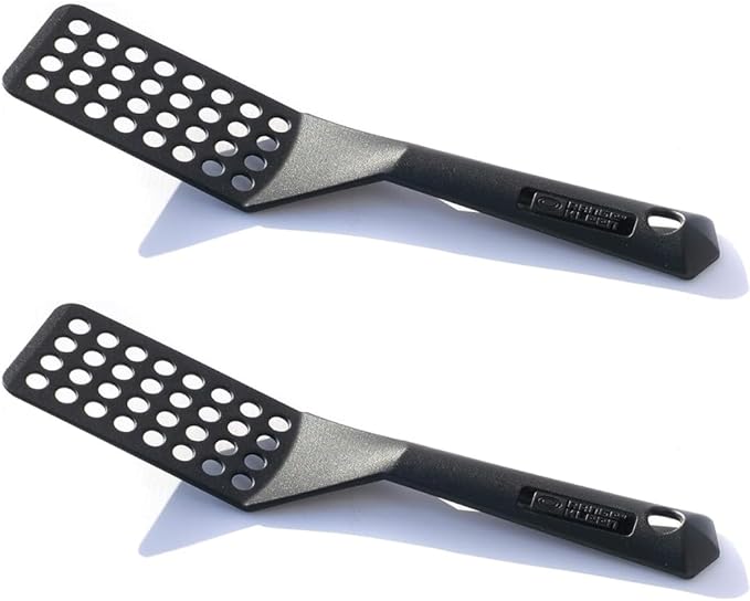 Range Kleen 9011 Black Slotted Nonstick Spatula Turner 2-Pack