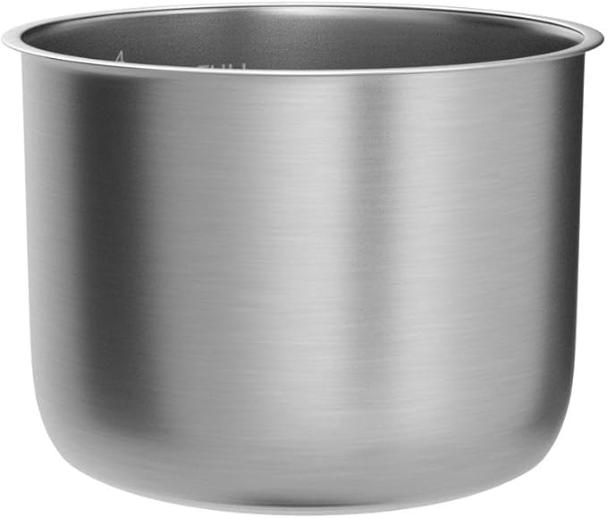 Original 8Qt Power Cooker XL Replacement Inner Pot Stainless Steel Compatible with 8 Quart Power Pressure Cooker Model PPC772 (or #PPC772) PPC780 (or #PPC780) and WAL3 Stainless Steel Inner Pot Parts
