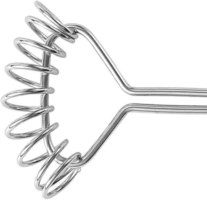 Stainless Steel Mini Whisk Set of 2, Small Wire Hand Whisks, Kitchen Cookware for Cooking, Whisking, Blending, Beating, 6.5inch