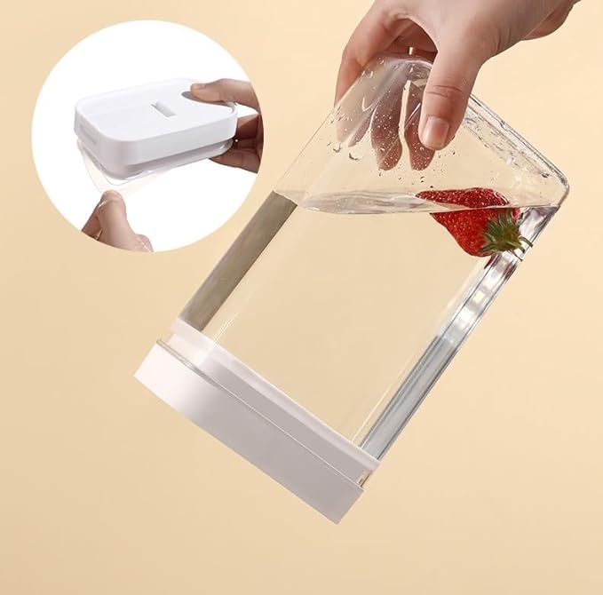 2PCS Airtight Food Storage Containers Set with Lids PP Free Plastic Dry Food Canisters for Kitchen Pantry Organization and Storage (800ml/28.16oz)