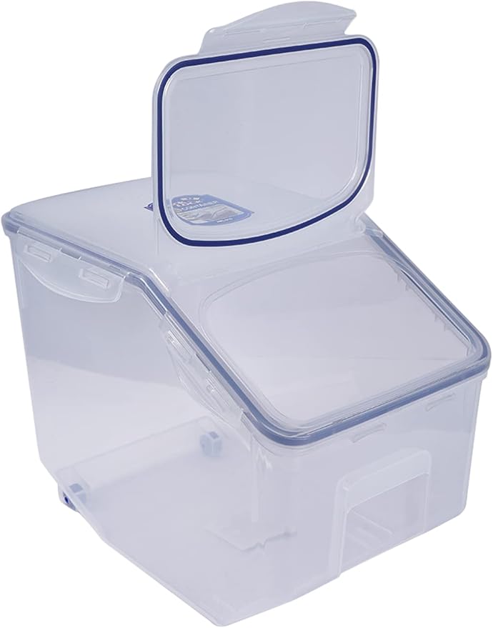 Lock & Lock Bulk Storage Bins Food Storage Container with Wheels (50.72-Cup)
