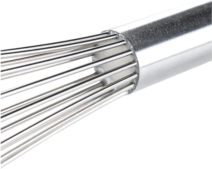 Soro Essentials- 12" Stainless Steel French Whip Whisk with Thick Rigid Wire- Wire Whisk Kitchen Whisk Balloon for Whisking Cooking Beating Blending Stirring Ingredients Mixing Sauces Baking Cake