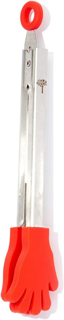 Kitchen Innovations J130DISP 7" Silicone Handy Tong