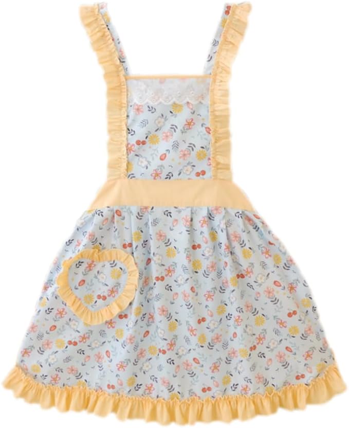 CRB Fashion Womens Cooking Baking Apron | Ladies, Woman, Kitchen Chef Aprons with Pocket