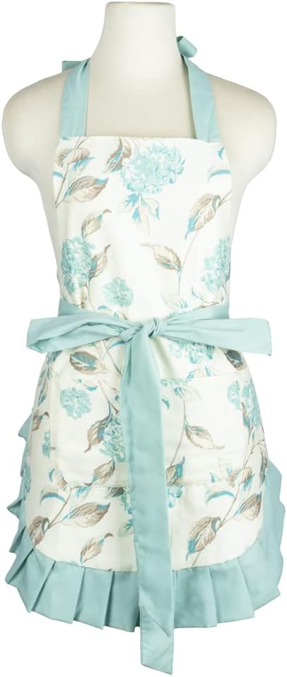 NEOVIVA Kitchen Aprons for Women with Pockets,Cooking Aprons for Women,Vintage Apron for Baking Gardening,Gifts for Mothers