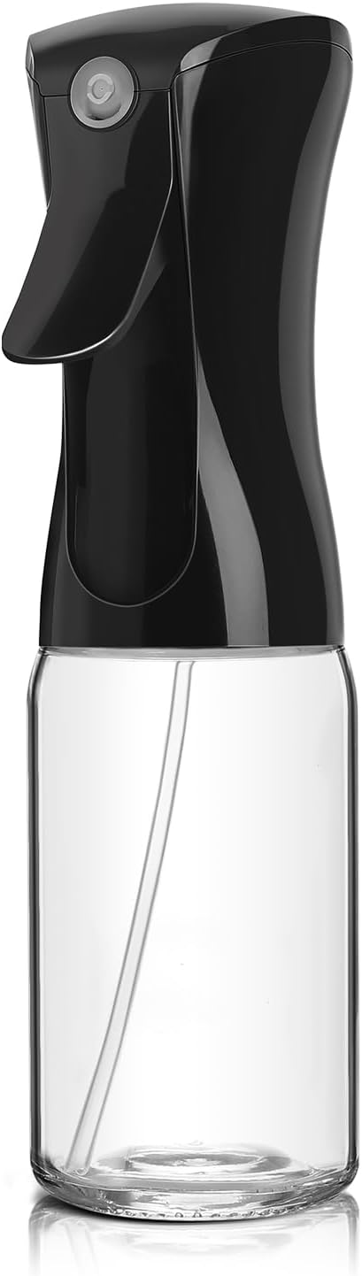 Mistifi Glass Oil Sprayer/Mister 5.1 fl oz (150ml), For Cooking Oil, Olive Oil, Soy Sauce, Vinegar, Non-Aerosol Refillable Dispenser, Spray Bottle (Set of 2)