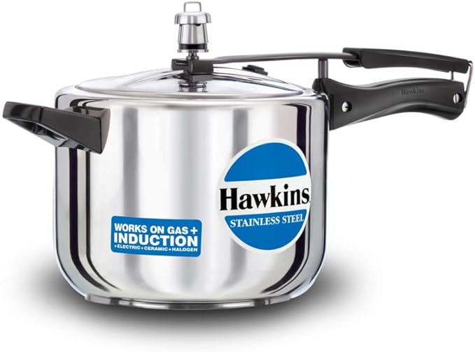 Hawkins Stainless Steel 5.0 Litre Pressure Cooker
