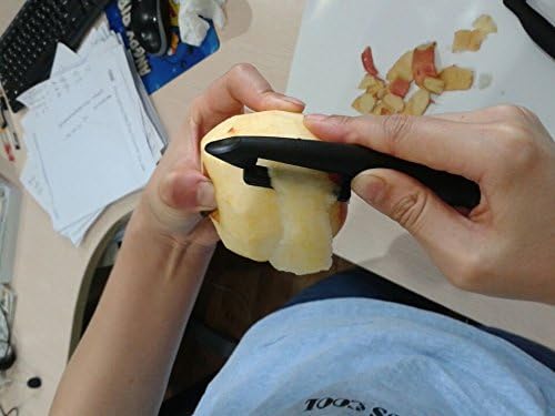 Best Vegetable Peeler: Ceramic Vegetable Peeler by Cestari Kitchen - Pro Peeler with Razor Sharp Ceramic Blade, Ergonomic Handle