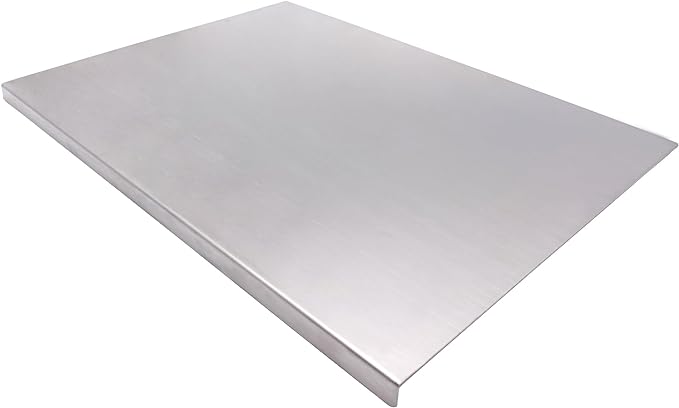 BILLAMB Stainless Steel Cutting Boards for The Kitchen, Suitable for Meat, Fruits, Vegetables, Bread, and Baking Large-sized Cutting Boards (50 x 40cm/19.7 x 15.7 in)