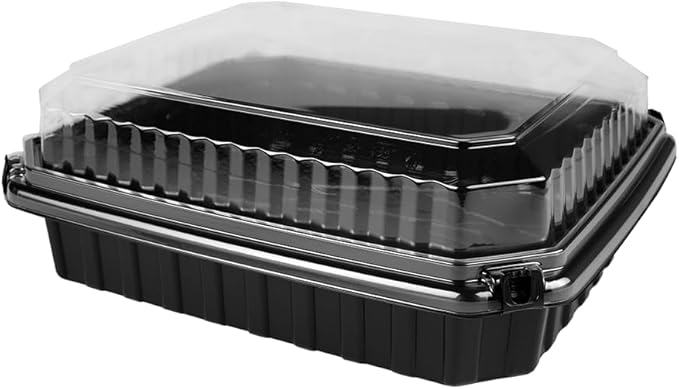 Ultra Cold Freezer Containers (-30°C/-22°F) - 10 Packs, 12" x 10" x 4", Microwave & Freezer-Safe, Perfect for Frozen Meat, Seafood, and Hot Meals