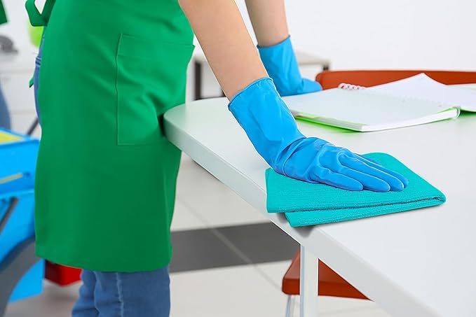Softolle Bar Mop Towels, Pack of 12-16x19 Inches - 100% Cotton Super Absorbent Towels, Multi-Purpose for Home and Bar Cleaning (Turquoise)