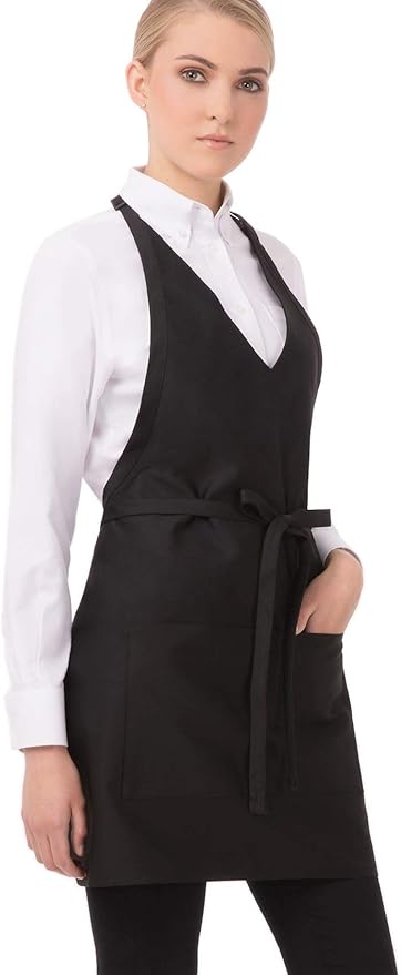 Chef Works Unisex V-Neck Tuxedo Apron