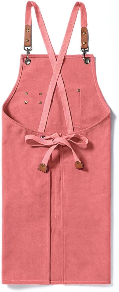 Kitchen Chef Aprons for Women and Men with 3 Pockets for Cooking BBQ Bib Work