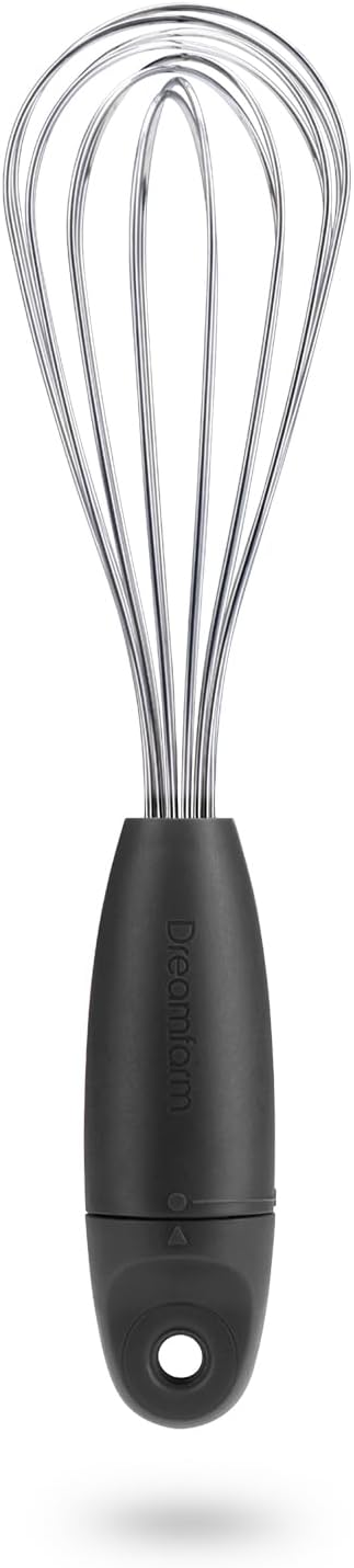 Dreamfarm Black/Silver Polypropylene/Stainless Steel Mini Flisk
