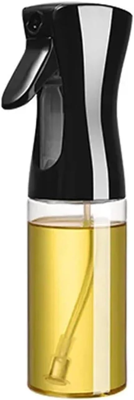 Oil Spray for Cooking – Oil Dispenser Bottle Sprayer, Reusable Food Grade Oil and Vinegar Spray Bottle, Kitchen Accessories(1pc-500ml black)