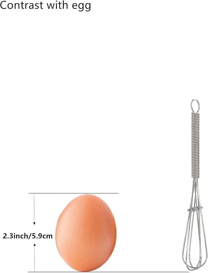 GEPOR Mini Whisks 5 inch 2Pcs