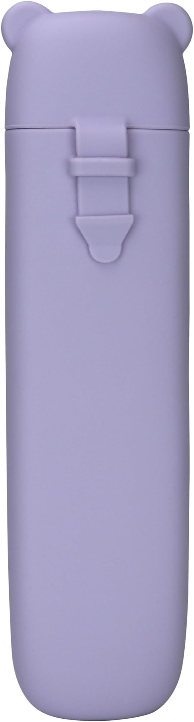 Silicone Cutlery Storage Box for Toddler Utensils – Fits Spoon, Fork & Knife | BPA-Free (Purple Light)