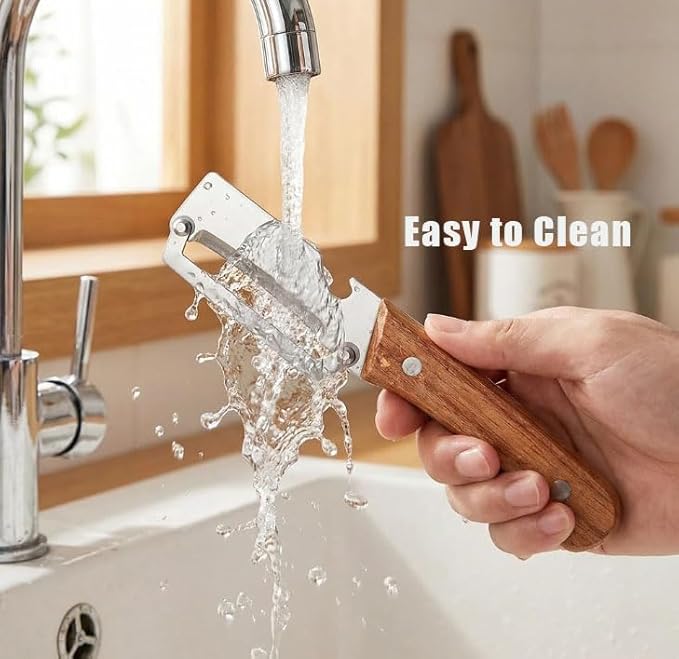 Multi-Functional Vegetable Peeler for Kitchen, with Ergonomic Non-Slip Handle, Good Sturdy, 2 in 1 Fruit Peeler and Bottle Opener, best for potato, vegetable, apple, carrot and more(1pcs)