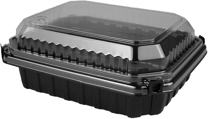 Ultra-Cold Freezer Containers (-30°C/-22°F), Frozen Meal Prep Storage with Lids, Microwave & Freezer-Safe, Perfect for Frozen Meat, Seafood and Hot Meals, 10" x 8.2" x 3.7", 10 Packs