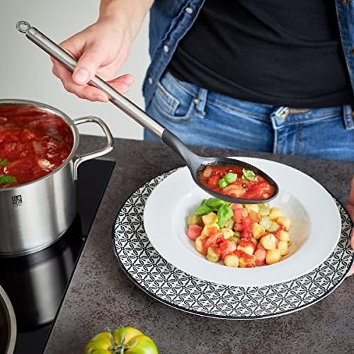 Rösle Basics Line Serving Spoon with 12.5 in. Stainless Steel Handle