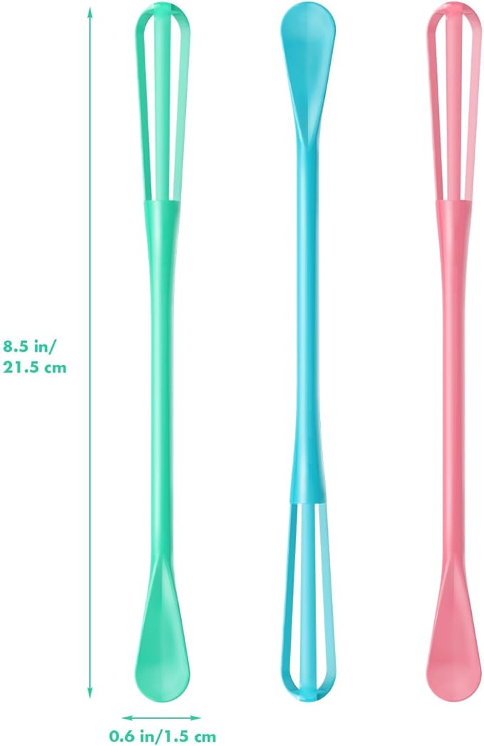 OYV Fresh Spring & Summer Colors Mini Whisk Set, 8.5 in Mini Whisks for Cooking, 3 Pieces Small Wisk For Whisking, Beating, Blending Ingredients, Mixing Sauces, BPA Free Tiny Whisk
