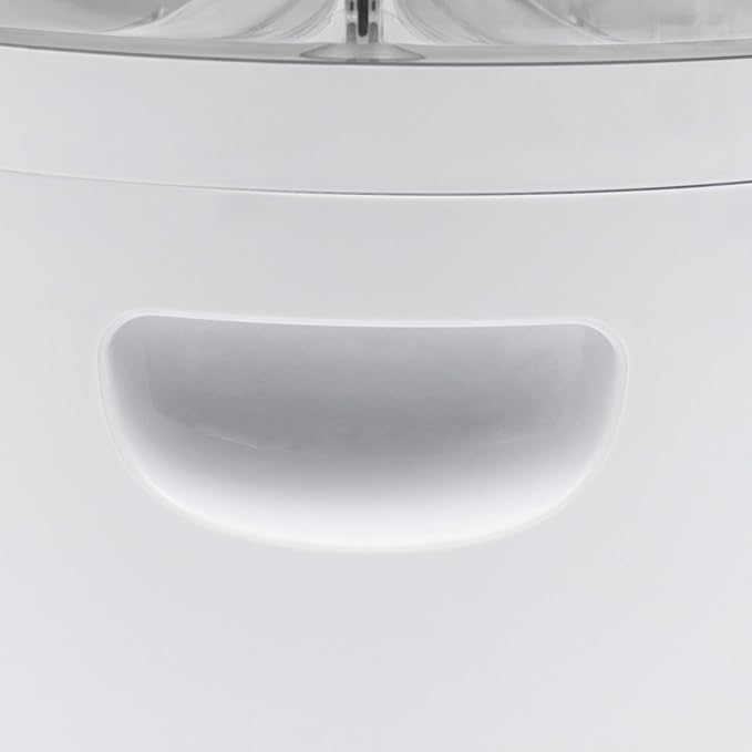 360° Rotating Grain Dispenser With 6 Grids, 24lbs Large Capacity Grain Dispenser Rotating Kitchen Storage Containers With Sealed Lid For Peanut Barley Millet And Cereal(White)