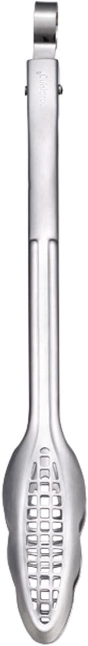 Cuisipro Stainless Steel Narrow Grill/Fry Tongs, 12-1/2-Inch