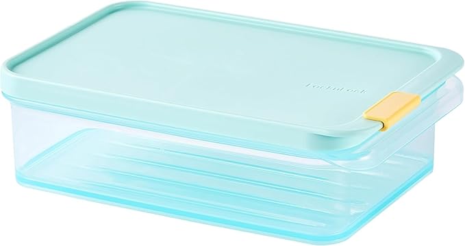 LocknLock HFL103 Freezer Fit Plastic Food Storage Container with Lid for Kitchen, Lunch, Meal Prep, and Leftovers, BPA-Free, Airtight, Leakproof, Microwave, Dishwasher-Safe, 1.05L