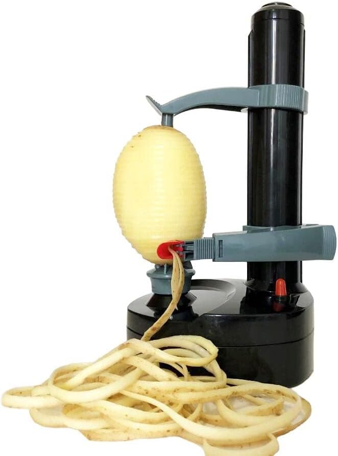 Electric Potato Peeler for Kitchen Vegetable Peelers for Zucchini Carrot Automatic Potato Peeler Electric Peeler Fruit Peeler for Apples Orange Mango Lemon Kiwi Rotate Express