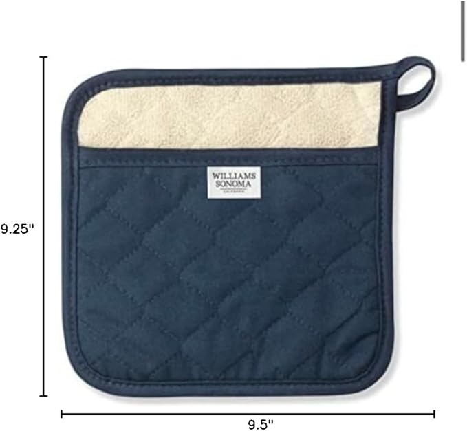 Williams-Sonoma Kitchen Potholder, Navy Blue