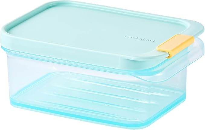 LocknLock HFL101 Freezer Fit Plastic Food Storage Container with Lid for Kitchen, Lunch, Meal Prep, and Leftovers, BPA-Free, Airtight, Leakproof, Microwave, Dishwasher-Safe, 450ml