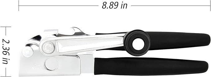 Crank Handle Commercial Heavy Duty Can Opener - Ergonomic Cushioned Handle