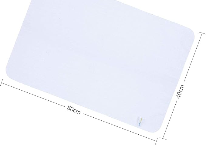SINLAND Microfiber Dish Towel Sublimation Blank Towels DIY Microfiber Dishes Drying Towel and Kitchen Cleaning Cloth Waffle Towels 16inch X 24inch(6 Pack White)