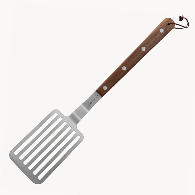 Lamson Premier BBQ Turner with Riveted Walnut Handle