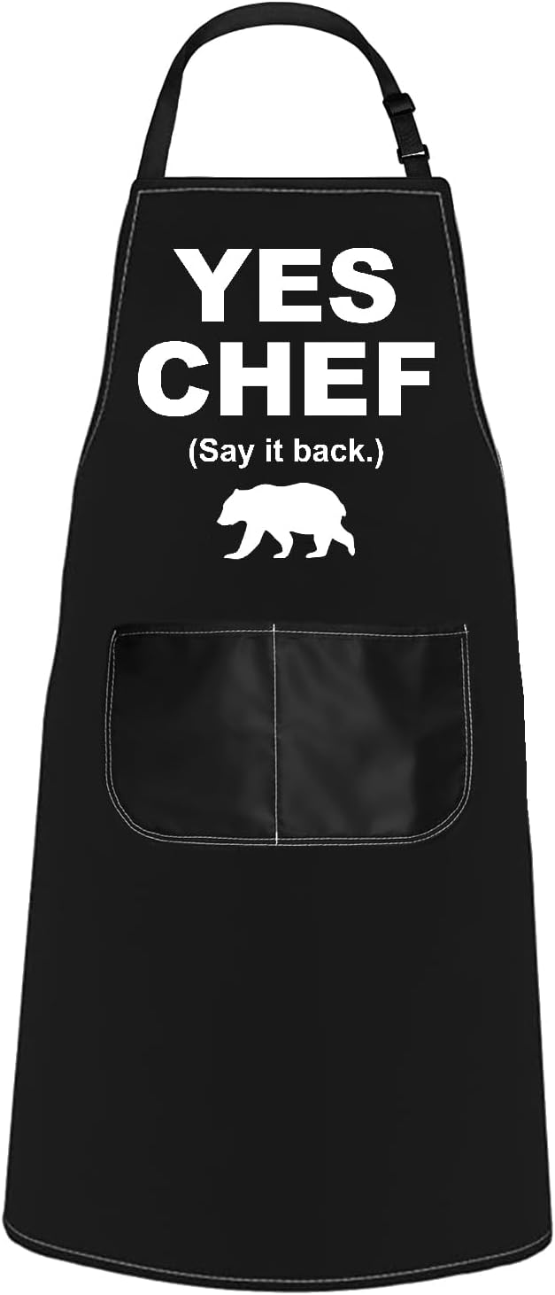 POFULL TV Show Inspired Apron Restaurant Gift Chef Cook Foodie Gift