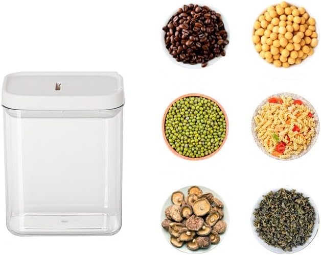 2PCS Airtight Food Storage Containers Set with Lids PP Free Plastic Dry Food Canisters for Kitchen Pantry Organization and Storage (800ml/28.16oz)