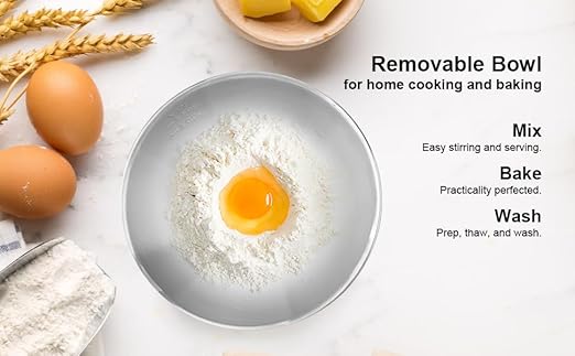 Electronic Kitchen Scale - Precise Digital Scale, Waterproof Stainless Steel, can be Used to accurately weigh Flour, Salt, Cooking and Baking preferences
