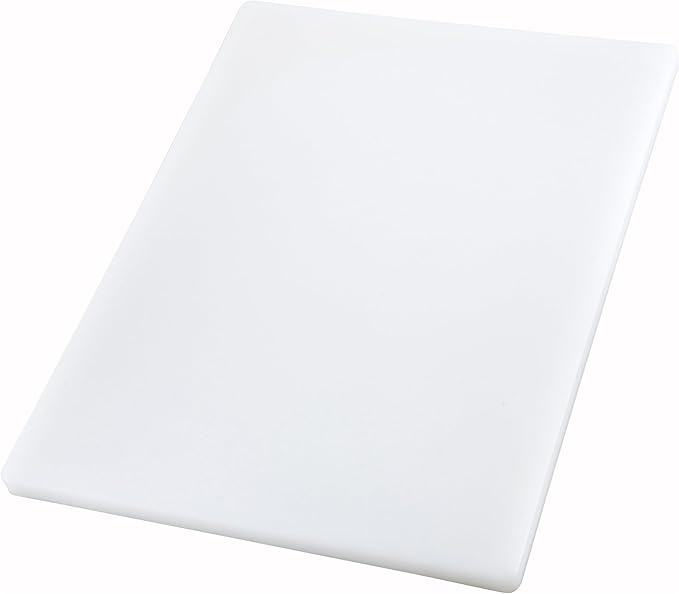 Winco Cutting Board, 12 by 18 by 1-Inch, White