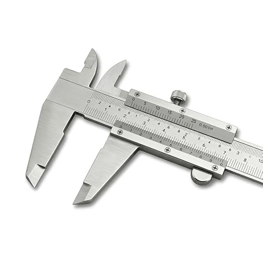 Vernier Caliper, 0-6inch/0-150mm Manual Micrometer, Stainless Steel Caliper,0.02mm/0.001" High Precision, Durable Slide Caliper Measuring Tool