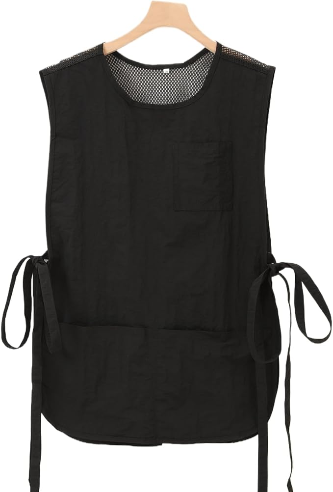 Chef Apron-Cross Back Apron for Men Women with Adjustable Straps and Large Pockets,Canvas