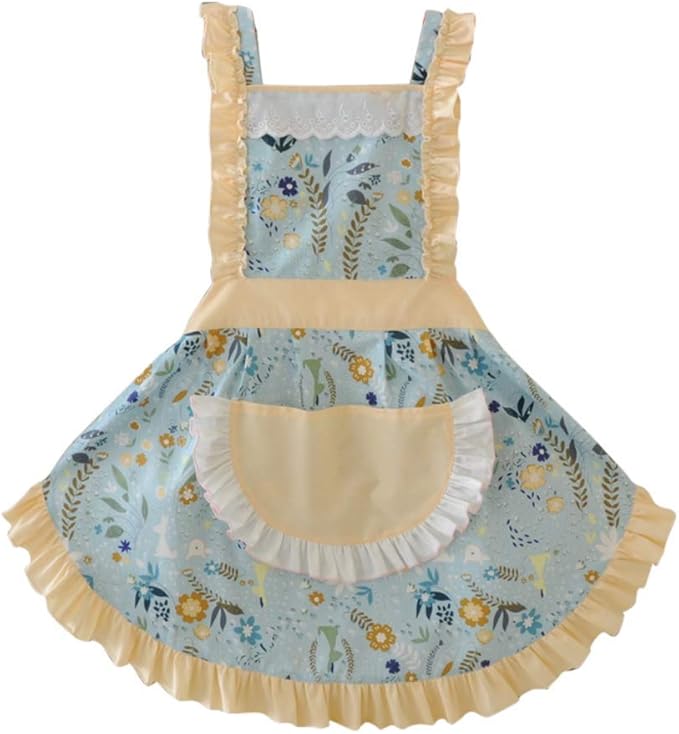 CRB Fashion Womens Cooking Baking Apron | Ladies, Woman, Kitchen Chef Aprons with Pocket