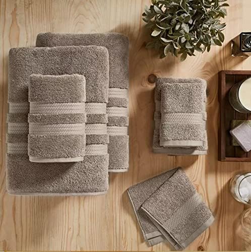 Member Mark 100% Cotton Hotel Premier Collection Luxury Bath Towel Bundle (Assorted Colors) (Acorn, Bundle)