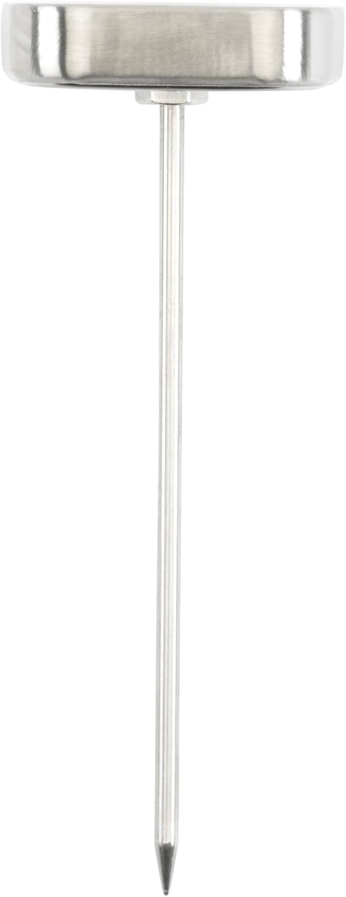 GoodCook Everyday Meat Thermometer with Bi-Directional Dial Shows Temperature and Meat Type Doneness with Stainless Steel Probe, Includes Fahrenheit & Celsius, Silver