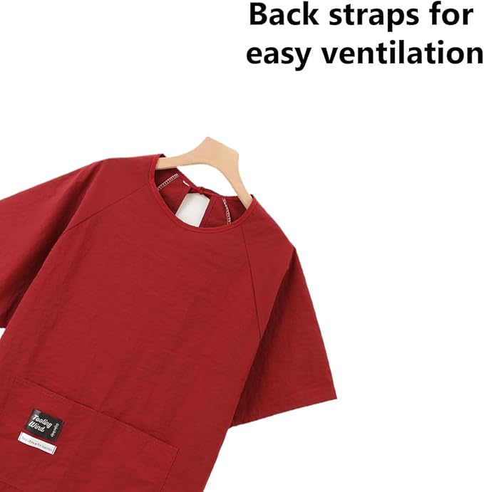 Chef Apron-Cross Back Apron for Men Women with Adjustable Straps and Large Pockets,Canvas