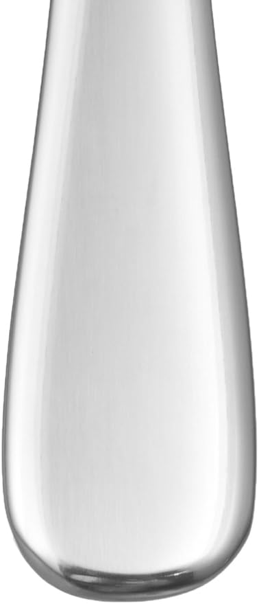 Amazon Basics Stainless Steel Dishwasher Safe Dinner Knives with Round Edge, Silver, 120 Count Total, 10-Pack of 12