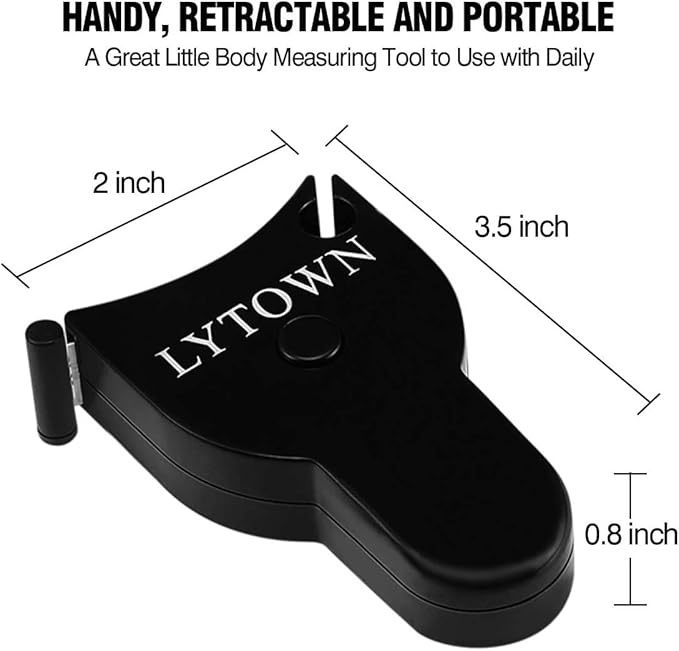2PCS Tape Measure Body Measuring Tape 60inch (150cm), Retractable Measuring Tape for Body Measurement & Weight Loss, Accurate Body Tape Measure for Fitness, Tailor, Sewing, Handcrafts, Clothes